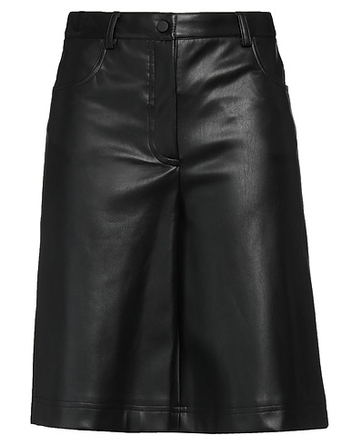 LIVIANA CONTI Shorts & Bermuda Black 50% Polyurethane, 50% Polyester