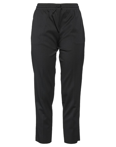 VALENTINO GARAVANI Casual trouser Black 98% Virgin Wool, 2% Elastane
