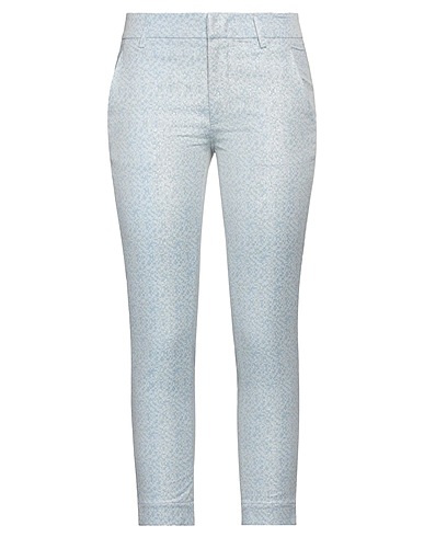 DONDUP Casual trouser Sky blue 60% Cotton, 37% Polyamide, 3% Elastane