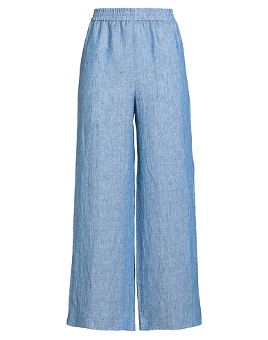 FABIANA FILIPPI Casual trouser Light blue 100% Linen