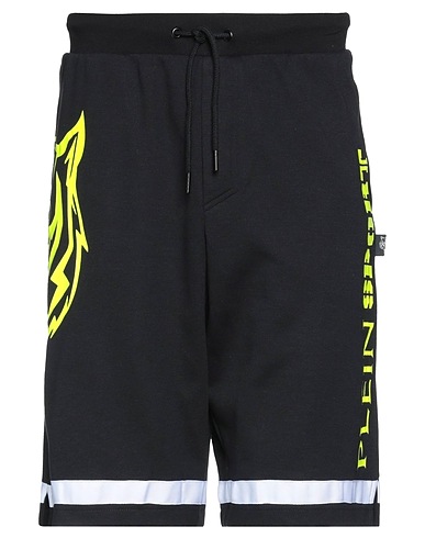PLEIN SPORT Pantalón deportivo Negro 52% Algodón, 48% Poliéster