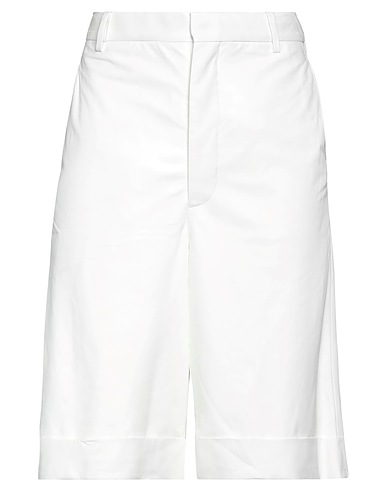 ANN DEMEULEMEESTER Pantalone Avorio 100% Pelle