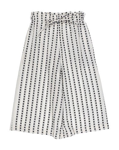 SOUVENIR Pantalone Avorio 90% Cotone, 10% Poliestere