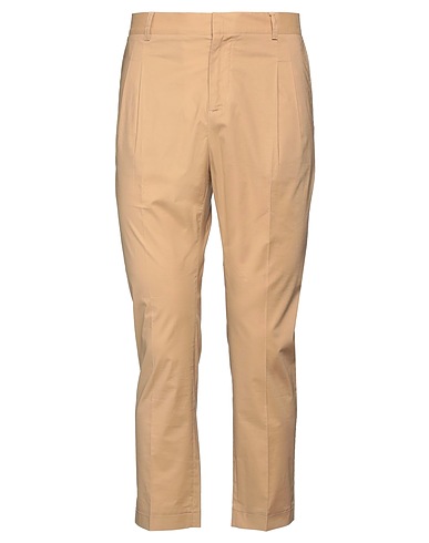 GREY DANIELE ALESSANDRINI Casual pants Sand 95% Cotton, 5% Elastane