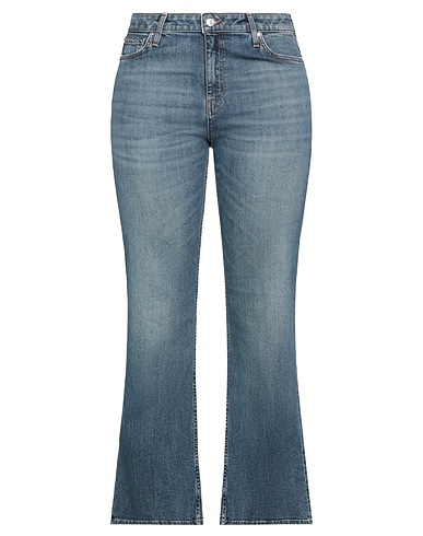 ROŸ ROGER'S Denim pants Blue 98% Cotton, 2% Elastane