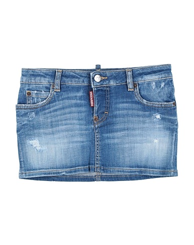 DSQUARED2 Skirt Blue 98% Cotton, 2% Elastane