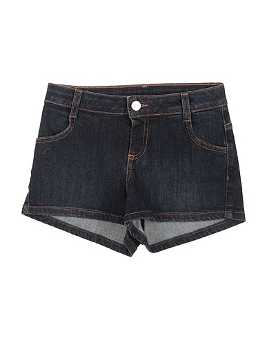 TWINSET Denim shorts Blue 98% Cotton, 2% Elastane