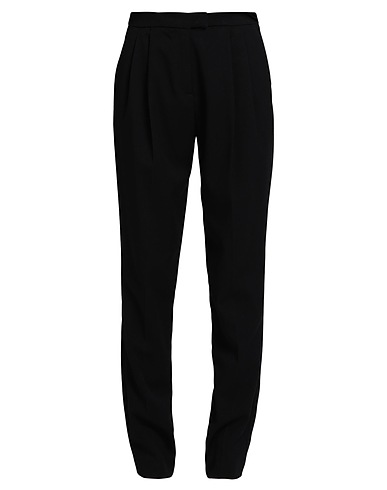 GAëLLE Paris Casual trouser Black 63% Polyester, 34% Viscose, 3% Elastane