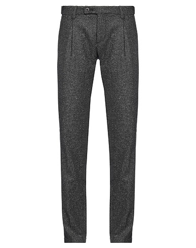 SPARVIERI Casual pants Black 50% Wool, 30% Polyester, 20% Cotton