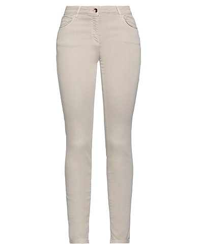 LUCKYLU  Milano Denim pants Beige 92% Cotton, 6% Elastomultiester, 2% Elastane