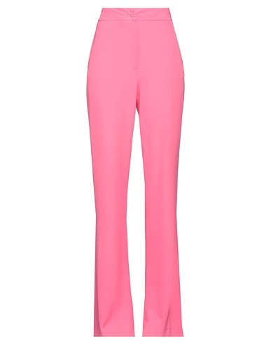 MANUEL RITZ Casual trouser Fuchsia 89% Polyester, 11% Elastane