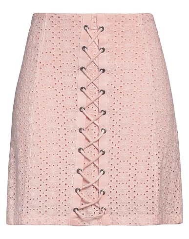GUESS Mini skirt Light pink 100% Cotton