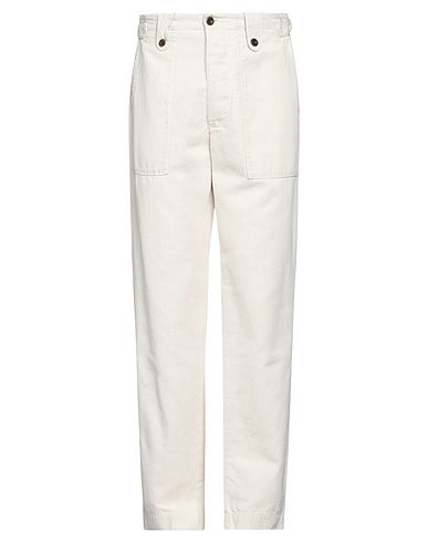 CHESAPEAKE'S Casual trouser Ivory 75% Cotton, 25% Linen