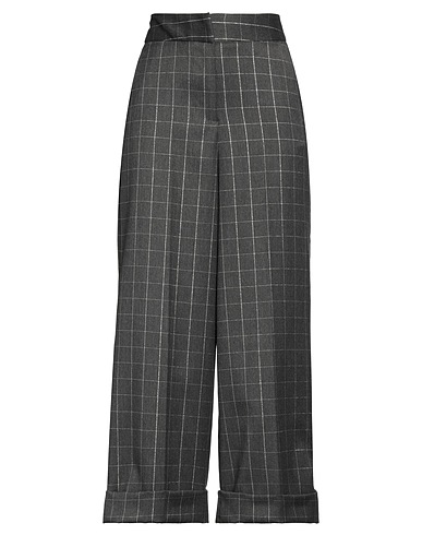 GAUDÌ Casual pants Lead 71% Polyester, 24% Viscose, 4% Elastane, 1% Metallic fiber