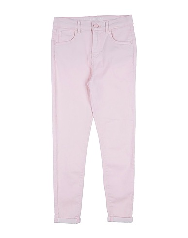 GUESS Denim trousers Light pink 75% Organic cotton, 23% Polyester, 2% Elastane