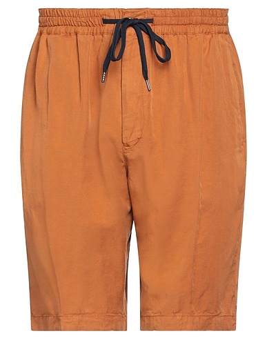 PT Torino Shorts & Bermuda Rust 61% Lyocell, 22% Linen, 17% Cotton