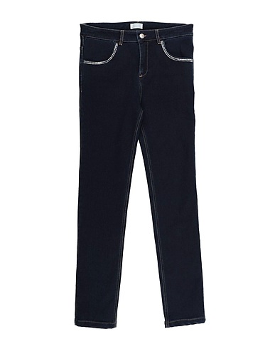 GAUDÌ Casual trouser Blue 97% Cotton, 3% Elastane