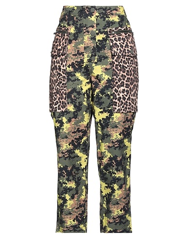 ACTITUDE by TWINSET Cargo Military green 98% Cotton, 2% Elastane