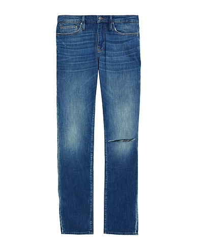 FRAME Denim pants Blue 94% Cotton, 5% Polyamide, 1% Elastane