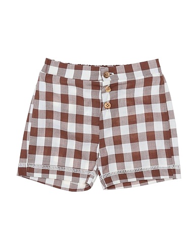 AVENTIQUATTRORE Shorts & Bermuda Brown 100% Cotton
