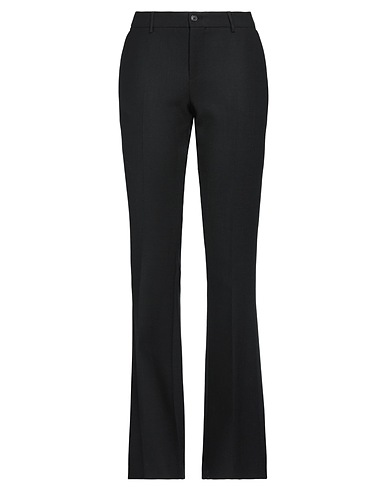 PT Torino Casual trouser Black 53% Polyester, 44% Virgin Wool, 3% Elastane