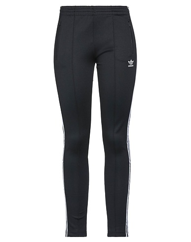 ADIDAS ORIGINALS Casual trouser Black 50% Cotton, 43% Recycled polyester, 7% Elastane