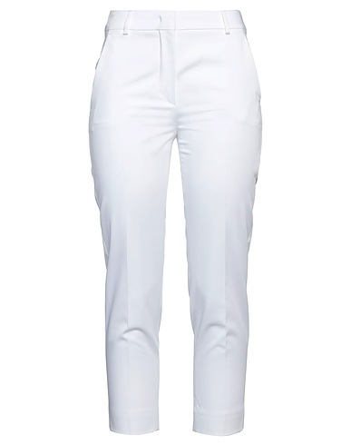 MAX MARA Pantalone Bianco 98% Cotone, 2% Elastan