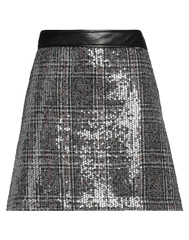 LIU •JO Mini skirt Grey 43% Polyester, 32% Acrylic, 25% Wool