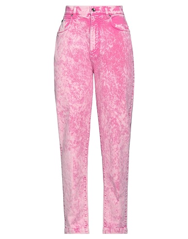 DOLCE&GABBANA Denim trousers Pink 98% Cotton, 2% Elastane