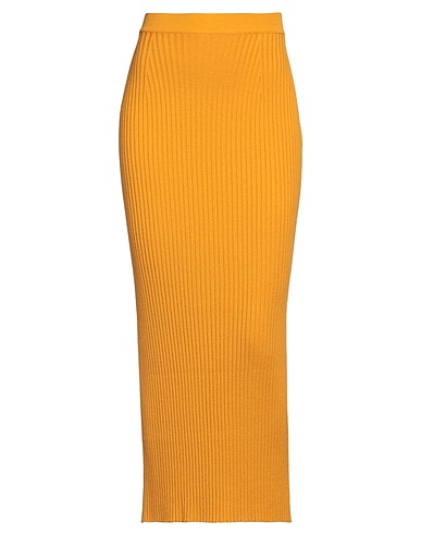 CHLOÉ Maxi Skirts Marigold 90% Wool, 10% Cashmere, Polyamide, Elastane
