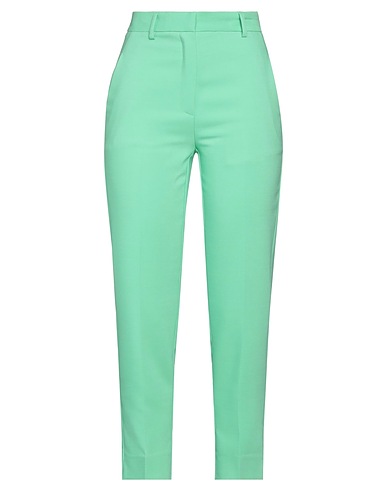OTTOD'AME Pantalone Verde chiaro 70% Poliestere, 28% Viscosa, 2% Elastan
