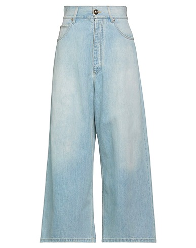 BALMAIN Denim trousers Blue 100% Cotton