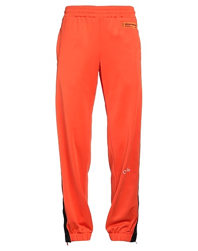 HERON PRESTON Casual pants Orange 55% Polyester, 45% Cotton