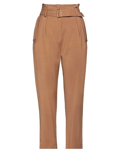 ELISABETTA FRANCHI Pantalone Cammello 81% Viscosa, 17% Lana Vergine, 2% Elastan