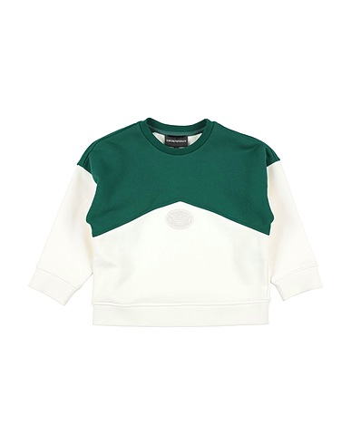 EMPORIO ARMANI Sweatshirt Green 100% Cotton, Elastane