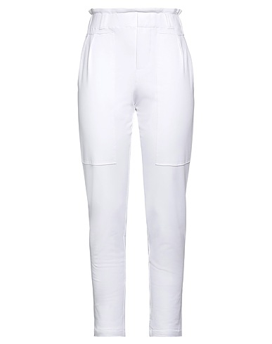 TWELVE Pantalone Bianco 95% Cotone, 5% Elastan