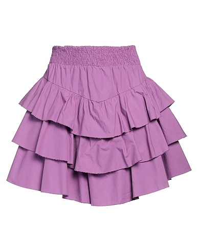 SOUVENIR Mini skirt Mauve 100% Cotton