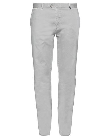 ZILTON Casual trouser Light grey 98% Cotton, 2% Elastane