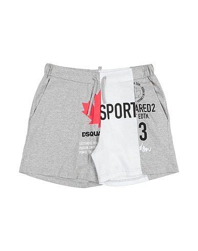 DSQUARED2 Shorts & Bermuda Light grey 100% Cotton