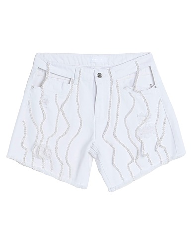 MET JEANS Shorts Weiß 100% Baumwolle