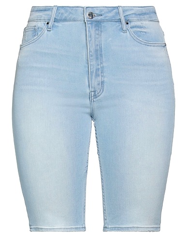 MET JEANS Denim shorts Blue 93% Cotton, 5% Polyester, 2% Elastane