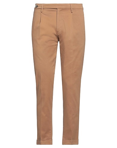 MICHAEL COAL Casual trouser Camel 97% Cotton, 3% Elastane