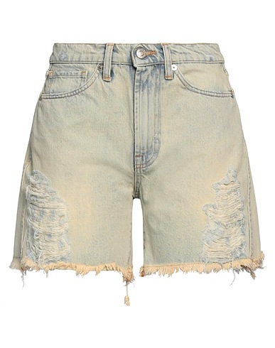 VICOLO Short en jean Bleu 100% Coton