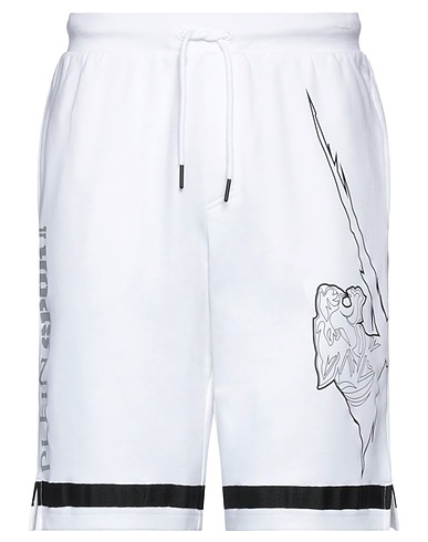 PLEIN SPORT Shorts & Bermudas Weiß 52% Baumwolle, 48% Polyester
