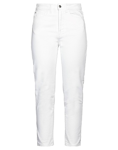 HTC Denim trousers White 100% Cotton