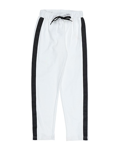 Y-CLÙ Casual trouser White 80% Polyester, 15% Viscose, 5% Elastic fibres