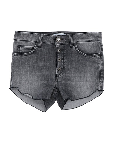 DONDUP Shorts Grau 90% Baumwolle, 8% Andere Fasern, 2% Elastan, Polyester