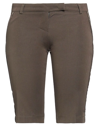 CRISTINAEFFE Shorts & Bermuda Brown 98% Cotton, 2% Elastane