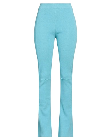 JACQUEMUS Casual trouser Turquoise 54% Viscose, 26% Polyamide, 16% Linen, 4% Elastane