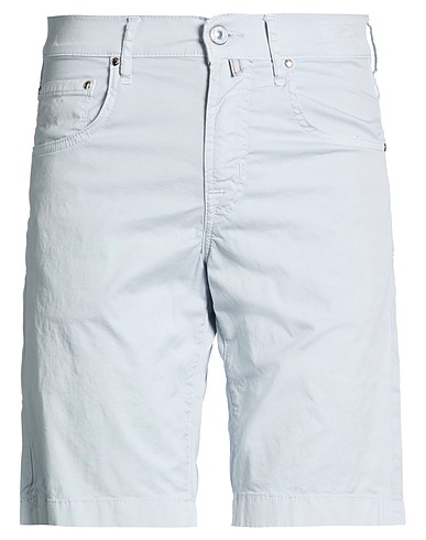 JACOB COHЁN Shorts & Bermuda Light grey 96% Cotton, 4% Elastane, Polyester